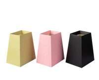 Vase d'arrangement de roses florales, personnalisé, cadeau de luxe, en papier étanche, emballage carton, boîte de Bouquet pour fleuriste Exclusive