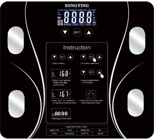2023 üst satıcı 180kg/396lb elektronik Bluetooth BMI akıllı vücut yağ ölçer tartı