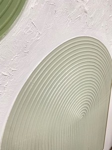 Custom Beige Arch Canvas <b>Wall</b> Art 60x90cm Handmade <b>Framed</b> Textured Plaster Oil Painting Minimalist Wabi Sabi Decor - Product Image 4