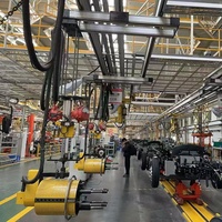 Lini Produksi Perakitan Mesin Kendaraan Energi Baru Kustom dengan Meja Kerja Otomatis Efisiensi Tinggi Biaya Rendah 500-1500 Unit/jam