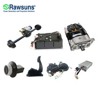 Kit de conversion de moteur électrique à induction AC Rawsuns 5,5 kW-15 kW 48 V 17 kW-55 kW 72 V pour balayeuses, autocars et camions de restauration