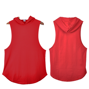 Vente en gros, expédition immédiate, sweat-shirt sans manches d'hiver pour hommes et garçons, logo personnalisé, sport, gym, 100% coton, respirant, imprimé en relief, uni - Product Image 3