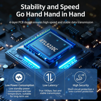 Carcasa para Disco Duro SSD USB3.1 Gen2 M.2 SATA NVMe de Alta Velocidad con Transferencia de 10 Gbps, Sin Herramientas, para Computadora Portátil, Teléfono Móvil
