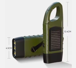 Mini tốt nhất Hand Crank Máy phát điện 3 LED Dynamo Đèn pin Torch ánh sáng, khẩn cấp gió lên Dynamo Led đèn pin Torch 2024 - Product Image 5