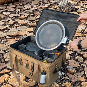 Bolsa de Almacenamiento Táctica para Exteriores de Gran Capacidad, 30L, Tela Oxford, Impermeable IPX-5, Grosor de 3mm, Anticolisión, para Tanque de Gasolina, Camping - Product Image 3