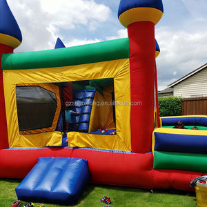 Château gonflable commercial extérieur pour enfants, thème dessin animé <span class=keywords><strong>Patrouille</strong></span>, avec toboggan, <span class=keywords><strong>piscine</strong></span> à balles et souffleur - Product Image 5