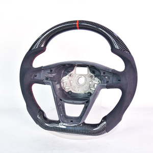 <span class=keywords><strong>Volant</strong></span> en fibre de carbone forgée pour <span class=keywords><strong>SEAT</strong></span> <span class=keywords><strong>LEON</strong></span>, cuir perforé, style sport, personnalisation, amélioration - Product Image 5