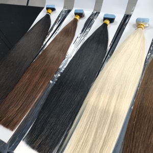 Extensiones de Cabello Humano Remy 100% de Dragonbeauty Factory, de 10 a 30 Pulgadas, de Alta Calidad, Color Negro y Marrón Natural - Product Image 3