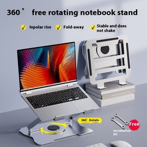 360 Degree Rotating Laptop Stand Metal <strong>Computer</strong> Stand Lifting <strong>Bracket</strong> 360 Degree Heat Dissipation Game Stand Elevated Elevated - Product Image 5