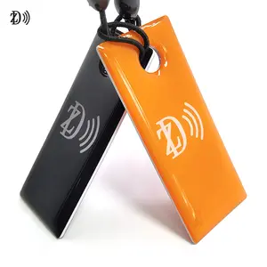 Portachiavi stampabili personalizzati 13.56MHz epossidico NFC RFID portachiavi Smart porta portachiavi per palestre Fitness