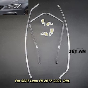 Modulo Sorgente Luminosa Bianca Angel Eye con Ballast per Tubo Guida Luce per SEAT <span class=keywords><strong>Leon</strong></span> <span class=keywords><strong>FR</strong></span> 2017-2021, CHIP DRL Auto che Risolve il Problema dell'Ingiallimento - Product Image 2