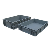 Nouvelles caisses de stockage logistique en plastique empilables et emboîtables, étanches, conformes aux normes européennes, pour pièces automobiles, sans couvercles