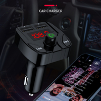 Günstigeres kabelloses BT FM Transmitter Auto ladegerät Zwei USB-Schnell ladegeräte unterstützen TF/USB-Karten auto MP3-Player