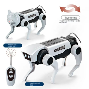 <span class=keywords><strong>Robot</strong></span> Rc para niños, juguete mecánico con <span class=keywords><strong>Control</strong></span> remoto para perros, enseñanza de ciencias, modelo de montaje Diy, juego eléctrico, juguetes para niños, regalo para niños - Product Image 6