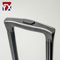 Chariot à bagages télescopique en fer professionnel de luxe de 20/24/28 pouces avec pièces de rechange de poignée en fer pour accessoires de sac