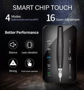 ワイヤレスデジタルLCDタッチスクリーンパーマネントメイクアップマシンMicropigmentation Demographic Eyebrow <span class=keywords><strong>Tattoo</strong></span> <span class=keywords><strong>Machine</strong></span> kits - Product Image 5