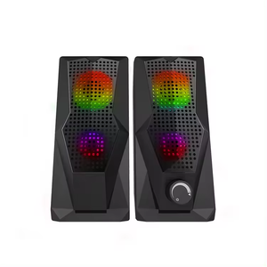 ลำโพงพกพาสำหรับคอมพิวเตอร์แล็ปท็อป 2.0 USB พร้อมไฟ LED ดีไซน์พลาสติกขนาดเล็ก ใช้พลังงาน DC ช่องเสียบ AUX สำหรับเชื่อมต่อเสียง ลดราคาพิเศษ - Product Image 3