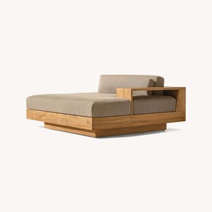 Vente en gros canapé sectionnel extérieur hôtel villa loisirs <span class=keywords><strong>teck</strong></span> <span class=keywords><strong>couleur</strong></span> personnalisé ensemble extérieur meubles de jardin ensemble de canapés - Product Image 3