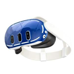 Étui de protection pour <span class=keywords><strong>casque</strong></span> <span class=keywords><strong>Meta</strong></span> Quest3 <span class=keywords><strong>VR</strong></span> <span class=keywords><strong>casque</strong></span> transparent coloré étui anti-chute couverture de jeu - Product Image 1