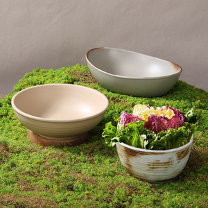 Vajilla con temática de montaña inspirada en los tres viajes a las montañas, con platos vegetarianos, setas y bambú. - Product Image 2