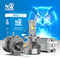 Phare led super lumineux NW 220W 26400lm phare de voiture led canbus pour voiture h4 h7 h11 9005 9006 phare led h4