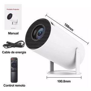 Proyector Inteligente HY300 PRO 2025, Superventas, Mini Portátil, Allwinner H713, 720P, 120 ANSI Lúmenes, Cine en Casa, LED, Android 11, 8GB - Product Image 1