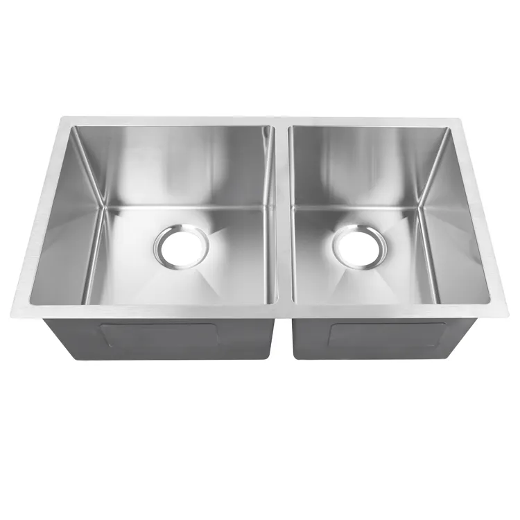 3218D-6040 Double bowls handmade stainless steel sink,American style newest sink,Customized Commercial cheap sink