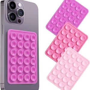 Ventouse en silicone double face pour fixation de téléphone, ventouse adhésive en caoutchouc de silicone pour fixation - Product Image 1