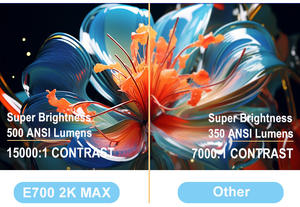 Everycom E700 2k Max лучший проектор 3 + 32G hd WIFI Видео android 12 Smart LED 1080P домашний кинотеатр проектор 4k - Product Image 4