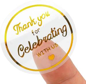 Autocollants personnalisés pour flacons cosmétiques transparents, rouleau d'autocollants transparents, estampage à chaud, logo en feuille d'or, étiquettes d'autocollants - Product Image 3