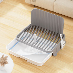 Moderna Caja <span class=keywords><strong>de</strong></span> Arena para Mascotas, Antibacteriana, Ecológica, <span class=keywords><strong>de</strong></span> Plástico, con Cajón para Perros Pequeños, Evita que las <span class=keywords><strong>Heces</strong></span> se Esparzan - Product Image 5