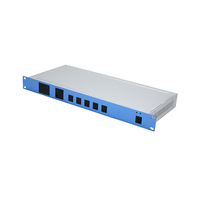 Boîtier de serveur en rack industriel standard 1U 19 pouces, en alliage d'aluminium, personnalisé OEM