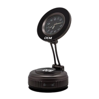 Support de téléphone portable universel pour voiture ANVE H360 2026, style horloge, poignée de porte magnétique, rotatif, pliable, portable, métal, moderne, populaire