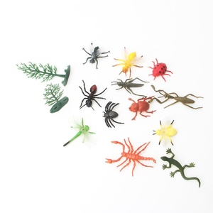 12 Modelli di Insetti Artificiali in PVC, Mini Ornamenti Animali per il Commercio <span class=keywords><strong>Estero</strong></span>: Coccinelle, Ragni, Coleotteri, Libellule, Scorpioni per la Maternità - Product Image 5