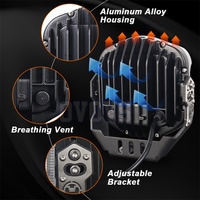 OVOVS Feux de route à LED avec lumière laser et DRL Super Bright Driving Lamps Amber Led Pods 7 pouces pour Camions Pickup 4x4 SUV AT