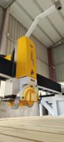 Sierra de corte de puente de 4 ejes CNC Router 4+3, maquinaria cortadora de piedra para mármol, granito y azulejos, con motor de 15KW, caja de cambios, rodamientos y bomba de engranajes