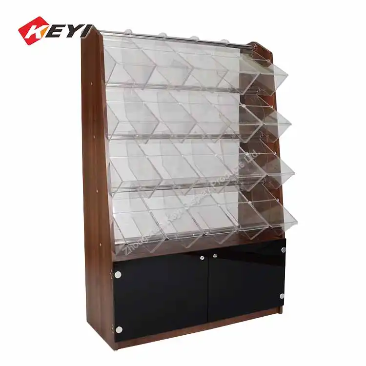 Custom Candy Store Bulk Sweet Display Rack Acrylic Food Dispens Stand Supermarket Pick And Mix Candy Display