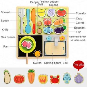 Toysrunner - Juego de Utensilios de Cocina Educativos Montessori de Madera Natural para Niños de 8 a 13 Años, Unisex - Juego de Imitación con Herramientas Pequeñas - Product Image 4