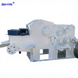Broyeur à bois à tambour haute efficacité, alimenté au diesel, grande capacité, machine à broyer les bûches - Product Image 1