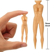 Prix usine 76mm Nude Lady Modèle En Plastique Golf Tee Durable Drôle Golf Pin-up Tees Blague Nude Sexy Lady Golf Ball Holder