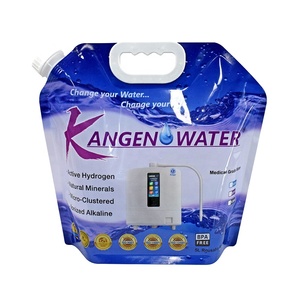 Sac à eau Kangen de 5 litres sans BPA, emballage liquide en plastique, sachets à bec verseur pour les sports de plein air - Product Image 3
