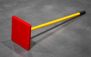 AMF Professional 11 "x 11" Poly-Coated Cast Iron Heavy Duty Dirt Tamper Sello de hormigón y pisones de mano de <span class=keywords><strong>asfalto</strong></span> - Product Image 3