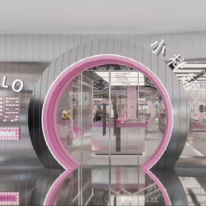 Tùy Chỉnh Vẻ Đẹp Cửa Hàng Chăm Sóc Da Sản Phẩm Mỹ Phẩm Thiết Lập Trang Điểm Hiển Thị Đứng Tủ Cho Cửa Hàng Trang Trí - Product Image 1