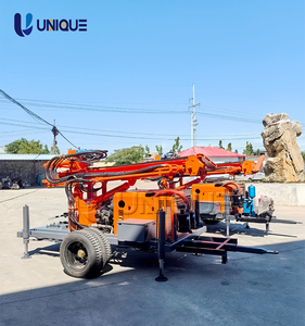 China Mini 150m Remolque hidráulico Montado Pozo de agua Plataforma de perforación rotativa Plataforma de perforación de minas Máquina de perforación de pozos para la venta - Product Image 4