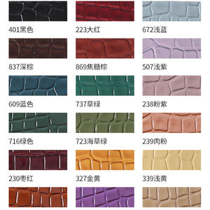 Wholesale Artificial <strong>Leather</strong> Waterproof High Glossy crocodile <strong>Leather</strong> <strong>PU</strong> Faux <strong>Leather</strong> for Handbags Shoes - Product Image 5