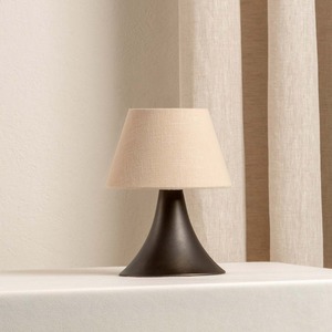 Cenare Bronze Linen Rechargeable Desk Lamp Touch Control Battery Powered LED Indoor Outdoor Bedroom Study Living Room Lamp - Product Image 3