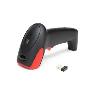 Pistolet de scanner de codes à barres laser OEM portable sans fil avec lecteur CCD 1D pour supermarché