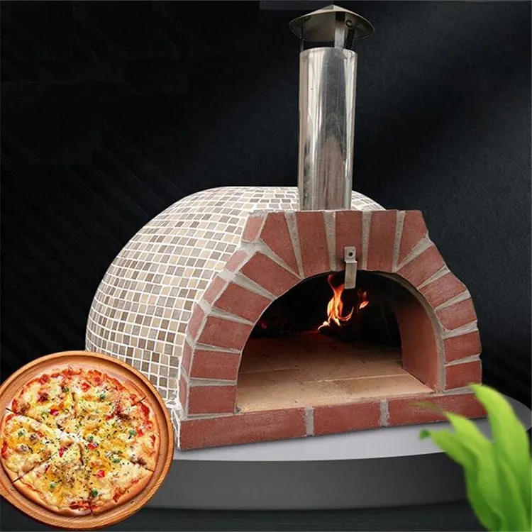 이탈리아 스타일의 목재 피자 오븐 숯 가스 벽돌 바베큐 오븐 피자 가마 오븐