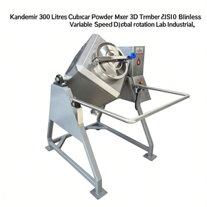 Mezclador de Polvo Cúbico Kandemir de 300 Litros, Mezclador Rotatorio 3D, Acero Inoxidable AISI 304, Velocidad Variable, Doble Rotación, para Laboratorio e Industria - Product Image 2