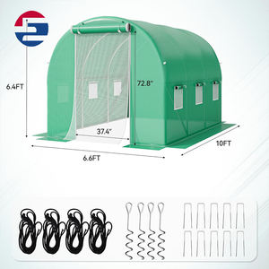 Piccolo <span class=keywords><strong>Tunnel</strong></span> Portatile per Esterni con Telaio in Alluminio e Acciaio, Facile Installazione - Product Image 3